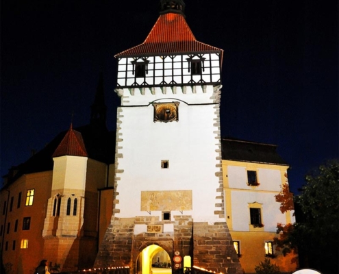 Schloss-Blatná-Hauptturm